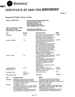 8105-Сертификат Мастодинон, таблетки   120 шт-1