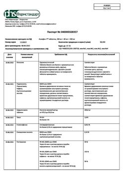 8159-Сертификат Аскофен-П, таблетки 20 шт-40