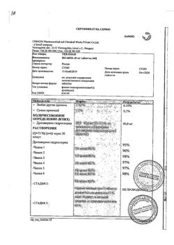 8461-Сертификат Но-шпа, таблетки 40 мг 64 шт-74
