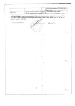 8911-Сертификат Цинковая, паста 25 г 1 шт-22