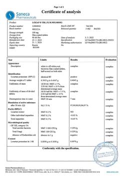 9080-Сертификат Лозап, таблетки покрыт.плен.об. 100 мг 90 шт-9