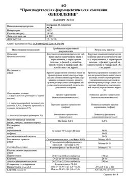 9221-Сертификат Цитрамон П Реневал, таблетки 20 шт-48