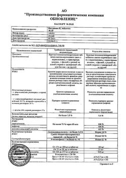 9221-Сертификат Цитрамон П Реневал, таблетки 20 шт-40