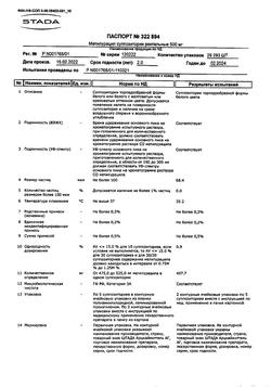 9473-Сертификат Метилурацил, суппозитории ректальные 500 мг 10 шт.-20