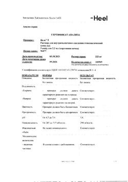 9492-Сертификат Цель Т, раствор для в/м введ. 2,2 мл 5 шт-28