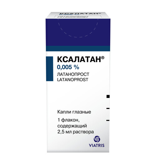 КСАЛАТАН КАПЛИ ГЛАЗНЫЕ 0,005% 2,5 МЛ №1