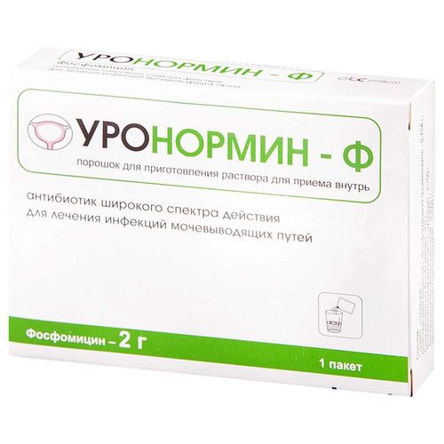 УРОНОРМИН-Ф ПОРОШОК ДЛЯ ПРИГОТОВЛЕНИЯ РАСТВОРА ДЛЯ ПРИЕМА ВНУТРЬ 2 Г 6 Г №1