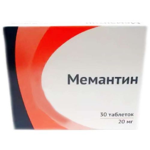 МЕМАНТИН ТАБЛЕТКИ ПОКРЫТЫЕ ПЛЕНОЧНОЙ ОБОЛОЧКОЙ 20 МГ №30