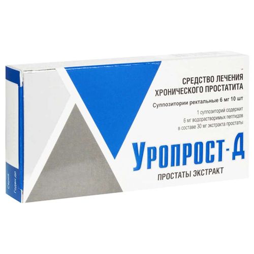УРОПРОСТ-Д СУППОЗИТОРИИ РЕКТАЛЬНЫЕ 6 МГ   №10