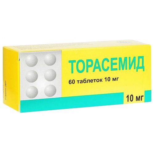 ТОРАСЕМИД ТАБЛЕТКИ 10 МГ   №60