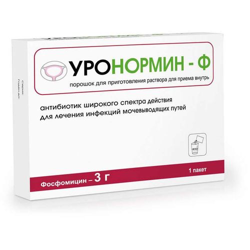 УРОНОРМИН-Ф ПОРОШОК ДЛЯ ПРИГОТОВЛЕНИЯ РАСТВОРА ДЛЯ ПРИЕМА ВНУТРЬ 3 Г 8 Г №1