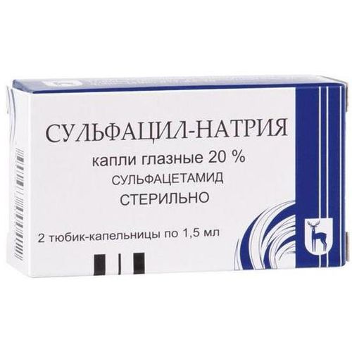 СУЛЬФАЦИЛ НАТРИЯ КАПЛИ ГЛАЗНЫЕ 200 МГ/МЛ 1,5 МЛ №2