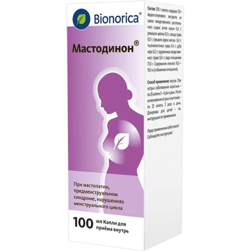МАСТОДИНОН КАПЛИ ДЛЯ ПРИЕМА ВНУТРЬ ГОМЕОПАТИЧЕСКИЕ  100 МЛ №1