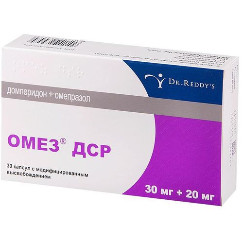 ОМЕЗ ДСР КАПСУЛЫ С МОДИФИЦИРОВАННЫМ ВЫСВОБОЖДЕНИЕМ 30 МГ+20 МГ   №30