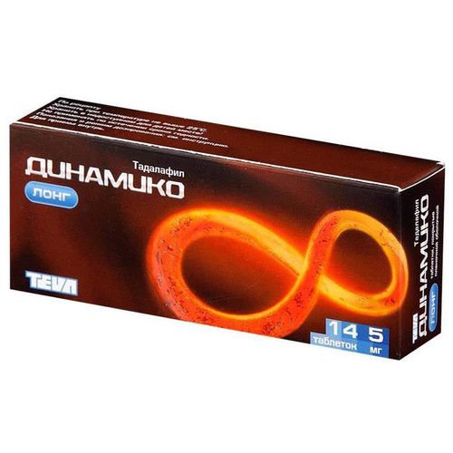 ДИНАМИКО ЛОНГ ТАБЛЕТКИ ПОКРЫТЫЕ ПЛЕНОЧНОЙ ОБОЛОЧКОЙ 5 МГ   №14