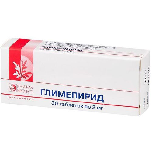ГЛИМЕПИРИД ТАБЛЕТКИ 2 МГ   №30
