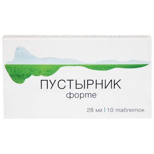 ПУСТЫРНИК ФОРТЕ ТАБЛЕТКИ 28 МГ   №10