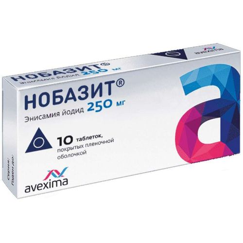 НОБАЗИТ ТАБЛЕТКИ ПОКРЫТЫЕ ОБОЛОЧКОЙ 250 МГ   №10