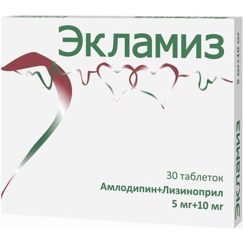 ЭКЛАМИЗ ТАБЛЕТКИ 5 МГ+10 МГ   №30