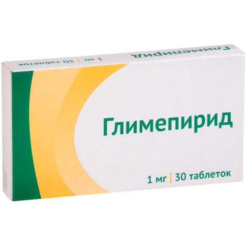 ГЛИМЕПИРИД ТАБЛЕТКИ 1 МГ   №30