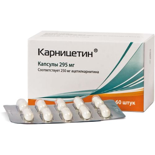 КАРНИЦЕТИН КАПСУЛЫ 295 МГ   №60