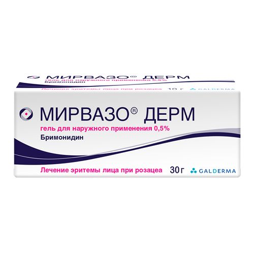 МИРВАЗО ДЕРМ ГЕЛЬ ДЛЯ НАРУЖНОГО ПРИМЕНЕНИЯ 0,5% 30 Г №1