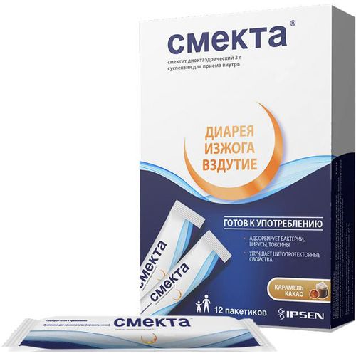 СМЕКТА СУСПЕНЗИЯ ДЛЯ ПРИЕМА ВНУТРЬ 3 Г   №12