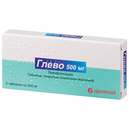 ГЛЕВО ТАБЛЕТКИ ПОКРЫТЫЕ ОБОЛОЧКОЙ 500 МГ №5