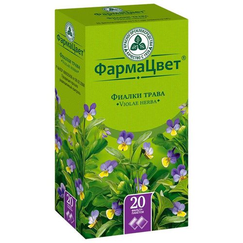 ФИАЛКИ ТРАВА ЛЕКАРСТВЕННОЕ РАСТИТЕЛЬНОЕ СЫРЬЕ  1,5 Г №20