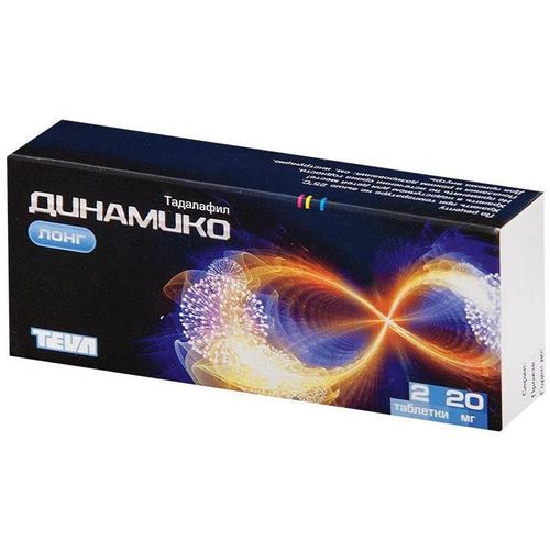 ДИНАМИКО ЛОНГ ТАБЛЕТКИ ПОКРЫТЫЕ ПЛЕНОЧНОЙ ОБОЛОЧКОЙ 20 МГ   №2