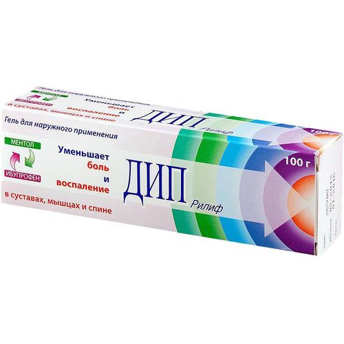 ДИП РИЛИФ ГЕЛЬ ДЛЯ НАРУЖНОГО ПРИМЕНЕНИЯ  100 Г №1