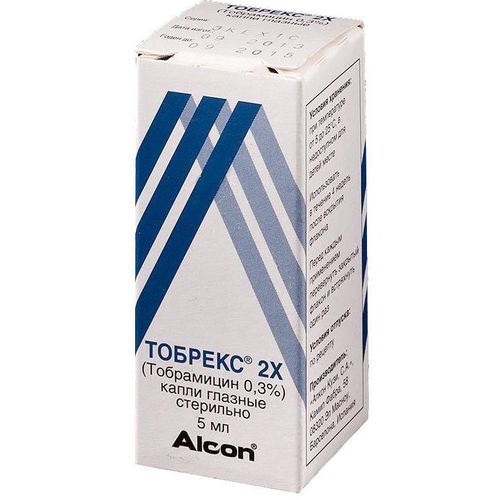 ТОБРЕКС 2Х КАПЛИ ГЛАЗНЫЕ 3 МГ/МЛ 5 МЛ №1