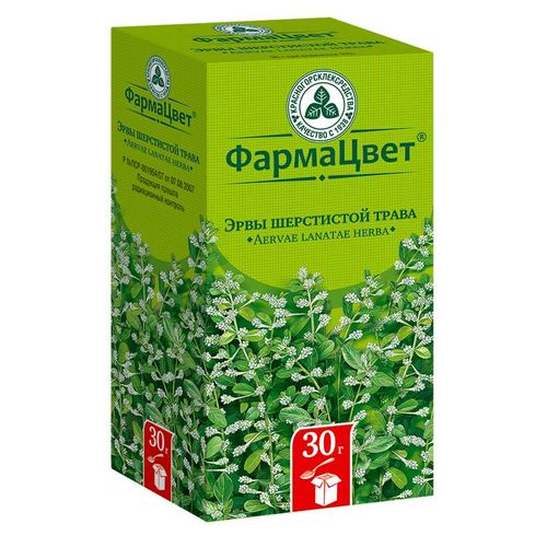 ЭРВЫ ШЕРСТИСТОЙ ТРАВА ЛЕКАРСТВЕННОЕ РАСТИТЕЛЬНОЕ СЫРЬЕ  30 Г №1