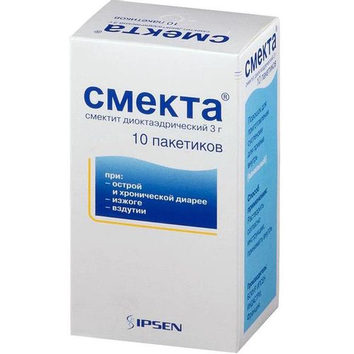 СМЕКТА ПОРОШОК ДЛЯ ПРИГОТОВЛЕНИЯ СУСПЕНЗИИ ДЛЯ ПРИЕМА ВНУТРЬ [ВАНИЛЬНЫЙ] 3 Г 3,76 Г №10