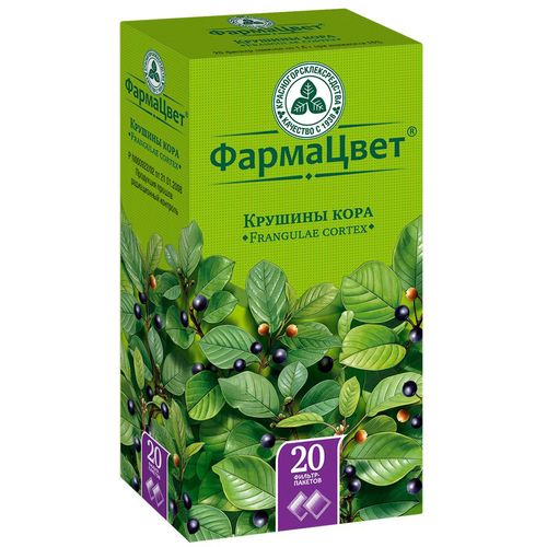 КРУШИНЫ КОРА ЛЕКАРСТВЕННОЕ РАСТИТЕЛЬНОЕ СЫРЬЕ  1,5 Г №20