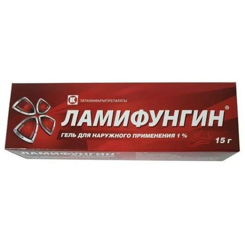ЛАМИФУНГИН ГЕЛЬ ДЛЯ НАРУЖНОГО ПРИМЕНЕНИЯ 1% 15 Г №1