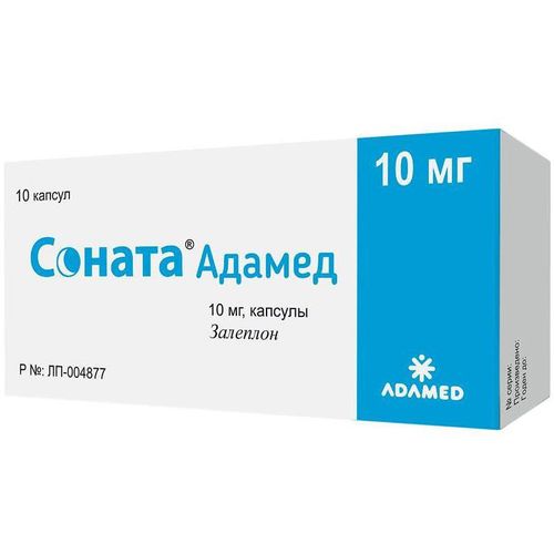 СОНАТА АДАМЕД КАПСУЛЫ 10 МГ   №10
