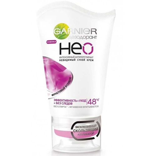 GARNIER ДЕЗОДОРАНТ HЕО ФРУКТОВЫЙ ВСПЛЕСК СУХОЙ КРЕМ ДЕЗОДОРАНТ 40 МЛ №1