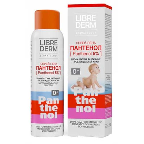 LIBREDERM ПАНТЕНОЛ СПРЕЙ-ПЕНА Д/ДЕТЕЙ КОСМЕТИЧЕСКИЙ СПРЕЙ 5% 130 Г №1
