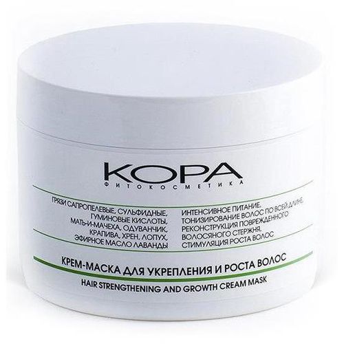 КОРА КРЕМ-МАСКА Д/УКРЕП/РОСТА ВОЛОС КОСМЕТИЧЕСКАЯ МАСКА 300 МЛ №1
