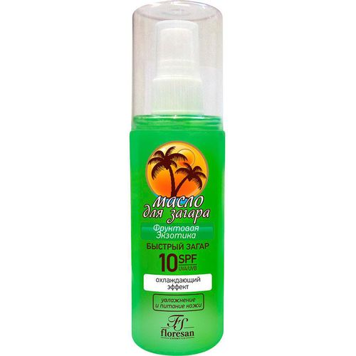ФЛОРЕСАН СОЛН СЕРИЯ МАСЛО Д/ЗАГАРА ФРУКТОВАЯ ЭКЗОТИКА SPF10 (Ф-115) КОСМЕТИЧЕСКОЕ МАСЛО 135 МЛ №1