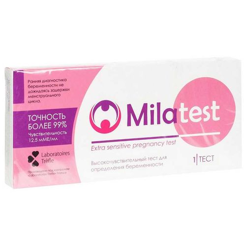 MILATEST ТЕСТ НА БЕРЕМЕННОСТЬ ТЕСТ НА БЕРЕМЕННОСТЬ №1