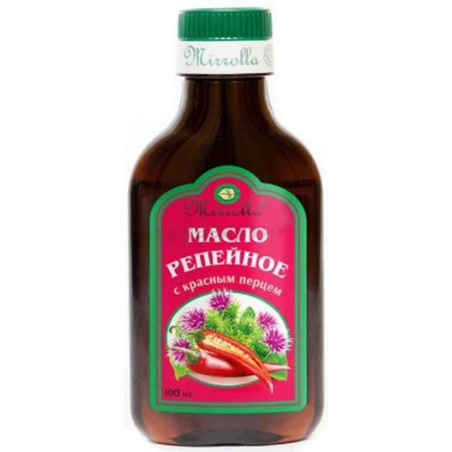 РЕПЕЙНОЕ МАСЛО МИРРОЛЛА С КРАСНЫЙ ПЕРЦЕМ МАСЛО ДЛЯ ВОЛОС 100 МЛ №1