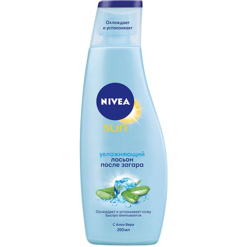 NIVEA SUN ЛОСЬОН П/ЗАГАРА УВЛАЖНЯЮЩИЙ С АЛОЭ ВЕРА КОСМЕТИЧЕСКИЙ ЛОСЬОН 200 МЛ №1