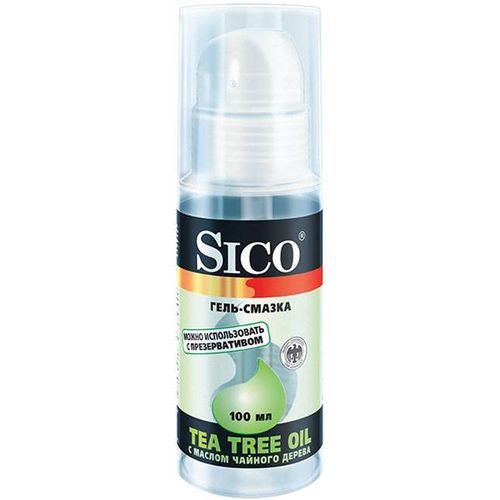 SICO ГЕЛЬ-СМАЗКА TEA TREE OIL ГЕЛЬ-ЛУБРИКАНТ 100 МЛ №1