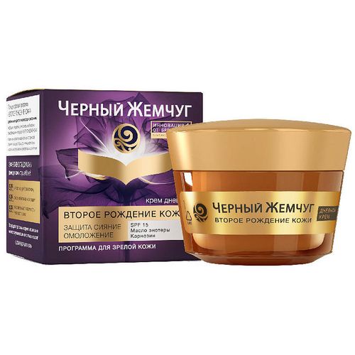 ЧЕРНЫЙ ЖЕМЧУГ ВТОРОЕ РОЖДЕНИЕ КОЖИ ДНЕВНОЙ КРЕМ Д/ЛИЦА КРЕМ ДЛЯ ЛИЦА 50 МЛ №1