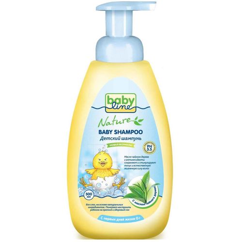 BABYLINE NATURE ШАМПУНЬ С МАСЛОМ ЧАЙНОГО ДЕРЕВА ШАМПУНЬ ДЛЯ ДЕТЕЙ 500 МЛ №1