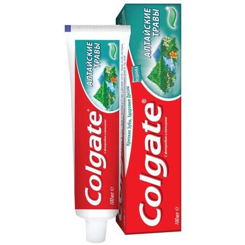 COLGATE ЗУБН ПАСТА АЛТАЙСКИЕ ТРАВЫ ЗУБНАЯ ПАСТА КОМПЛЕКСНАЯ 100 МЛ №1