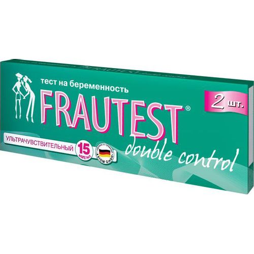 FRAUTEST DOUBLE CONTROL ТЕСТ НА БЕРЕМЕННОСТЬ ТЕСТ НА БЕРЕМЕННОСТЬ №2