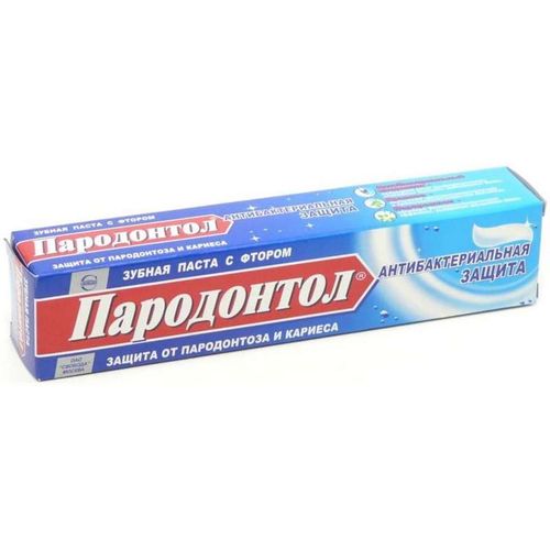 ПАРОДОНТОЛ ЗУБН ПАСТА АНТИБАК ЗУБНАЯ ПАСТА АНТИБАКТЕРИАЛЬНАЯ 63 Г №1